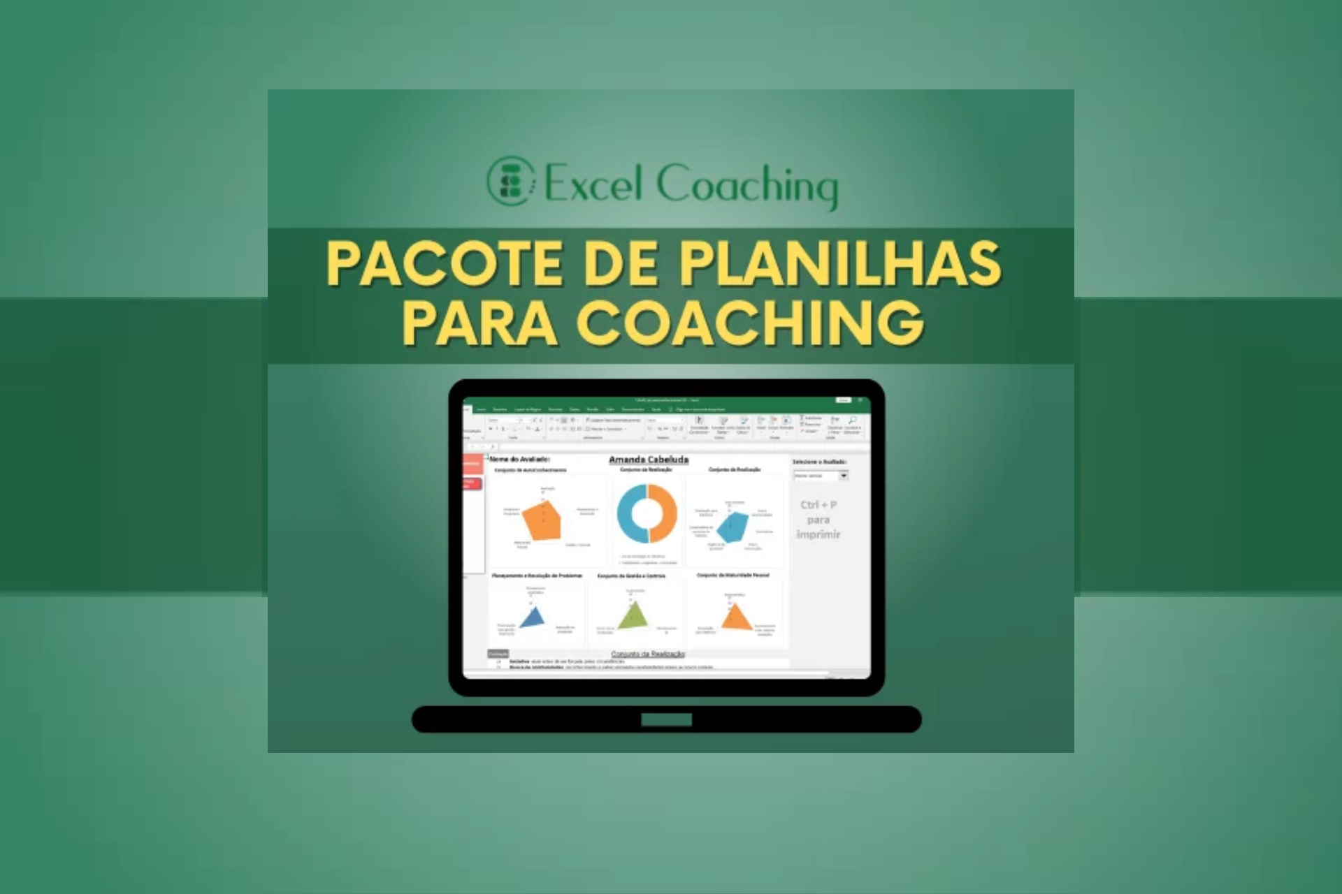 Planilhas Para Coaching, Gestão De Pessoas E Equipes Etc